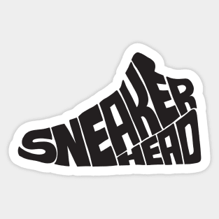 Sneakerhead black Sticker